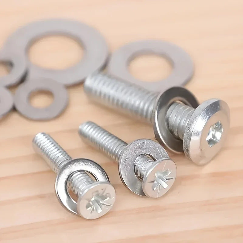 580pcs flat washer set screw fastener accessories M2-M12 suitable for home and industrial use