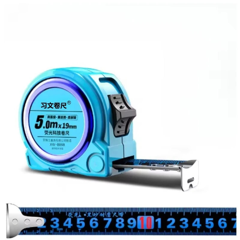 3M/5/10M New high-precision tape measure thickened and wear-resistant telescopic blue light eye protection measuring tool