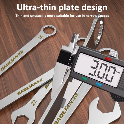 Ultra-Thin Ratchet Wrench 5-32mm Dual-End