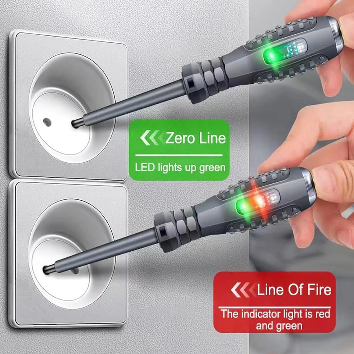 Intelligent Voltage Tester Pen Magnetic Electricity Tester Screwdriver Detector Live Wire Circuit Tester With LED Light Display