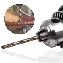 10pcs/set HSS M35 Cobalt Drill Bit 1mm 1.5mm 2mm 2.5mm 3mm Cobalt Coated Drill Bit Power Tool For Metal Stainless Steel Drilling