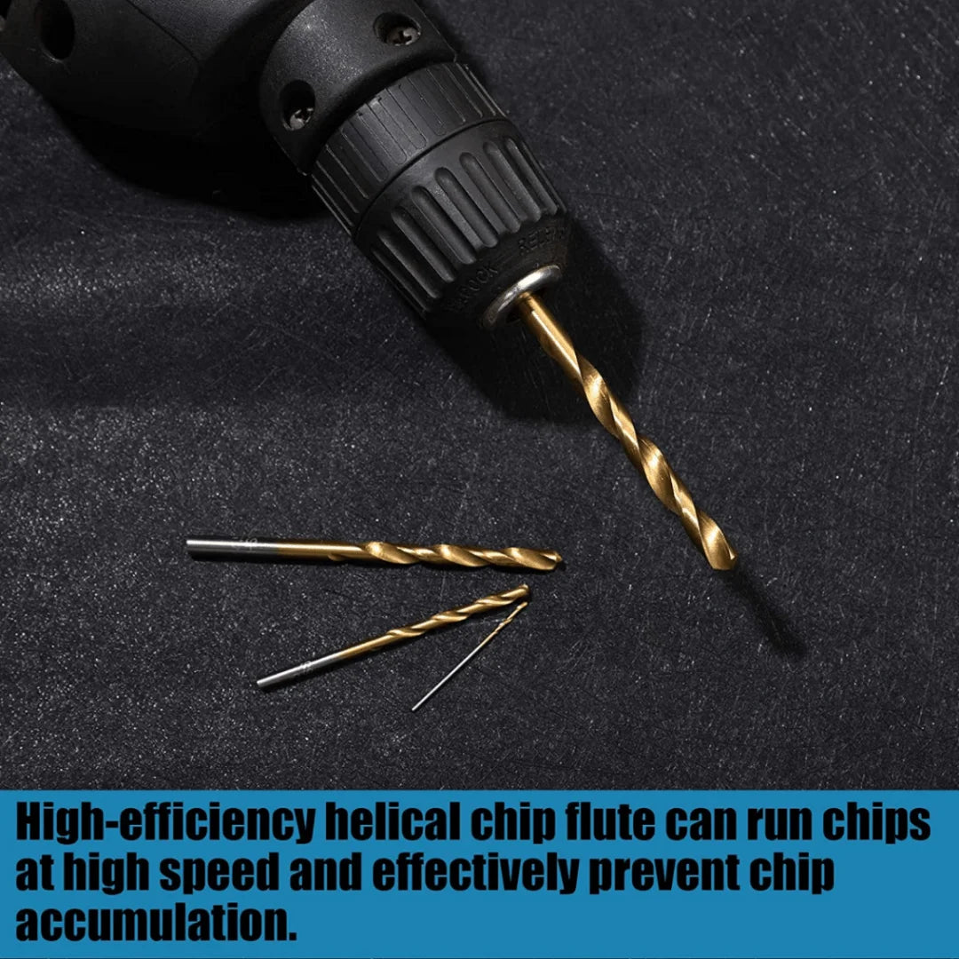 Metric M42 5% Cobalt Twist Drill Bits for Stainless Steel and Hard Metal(1.5mm-6.5mm/13pcs)