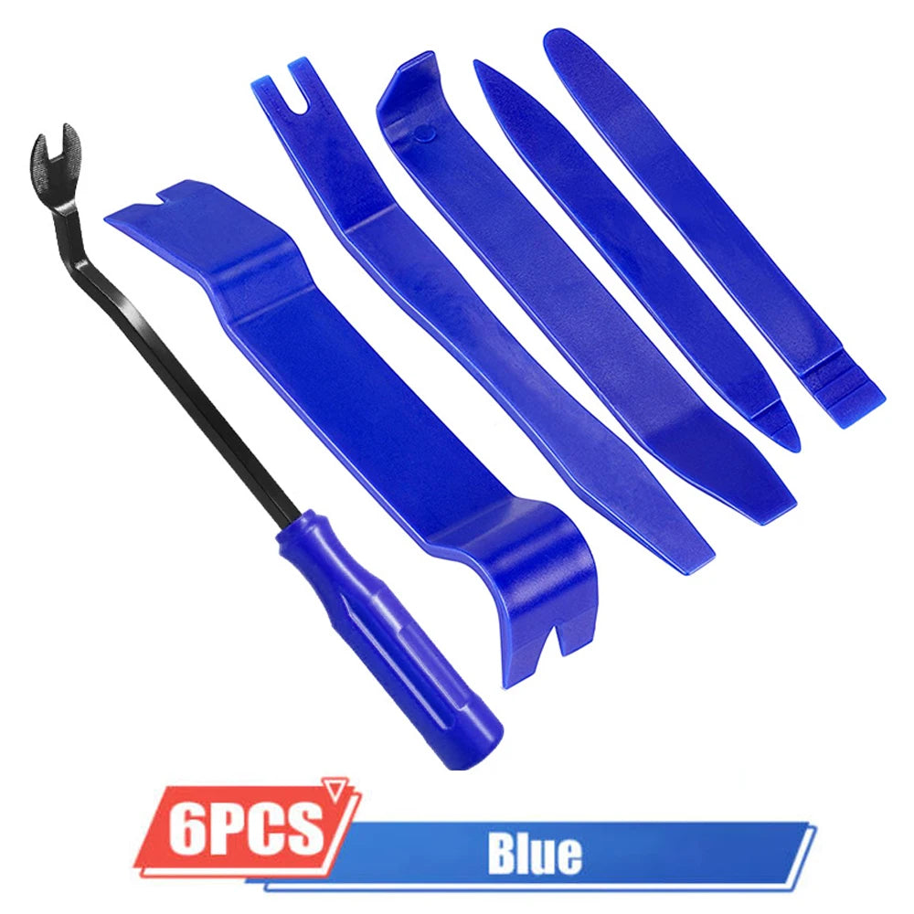 5/6PCS Auto Trim Removal Tool Kit No-Scratch Pry Tool Kit for Car Door Clip Panel &Audio Dashboard Dismantle Repairing Tool Kits