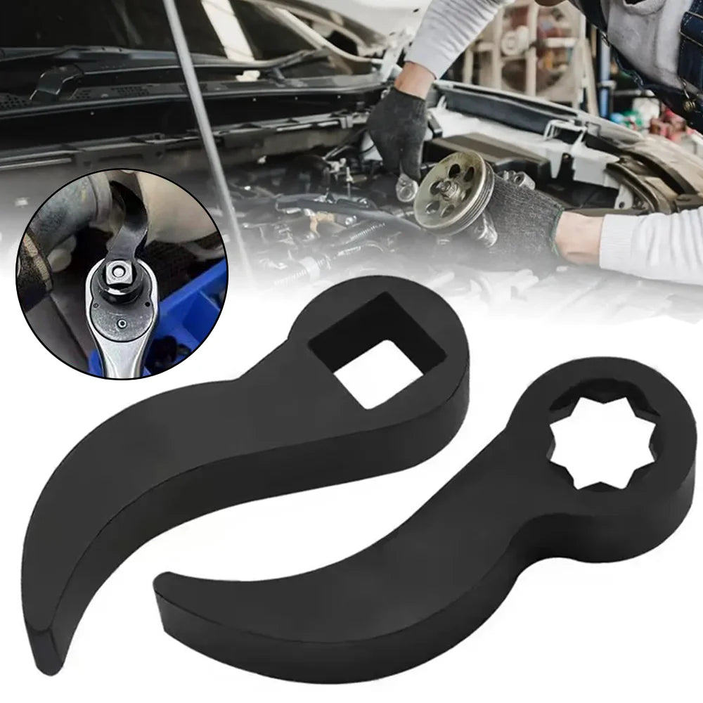 Car Angled Half Shaft Removal Tool Crowbar Adapter Head Ratchet Open-end Wrench Adaptor Axle Shaft Removal Car Repair Tools
