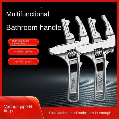 Adjustable Universal Wrench Tools Open-end Spanners Alloy Large Repair Hardware Tool for Home Improvement