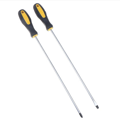 Long Handle Screwdriver Slotted Cross Head Magnetic Screwdriver Bits Anti Slip Manual Tools Screw Driver Bolt DriverHot