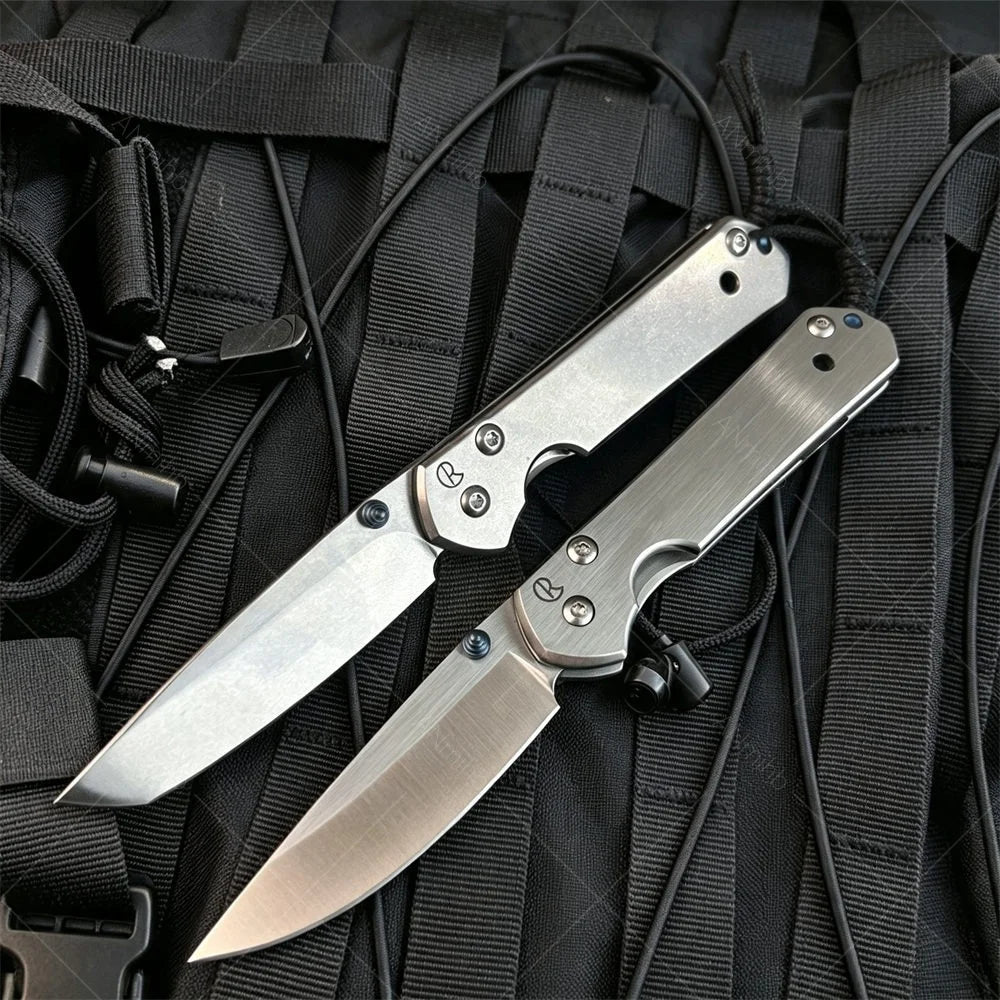 Chris Reeves Folding Knife, Outdoor Multifunctional Knife, Folding Knife Made of High Hardness Stainless Steel Knives Tool