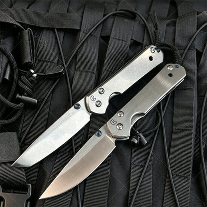 Chris Reeves Folding Knife, Outdoor Multifunctional Knife, Folding Knife Made of High Hardness Stainless Steel Knives Tool