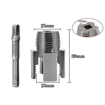 20MM/25MM PPR Drill Bit Water Pipe Inner Hole Opener Tapping Tool Internal External Thread Maker Tool For Water Pipes