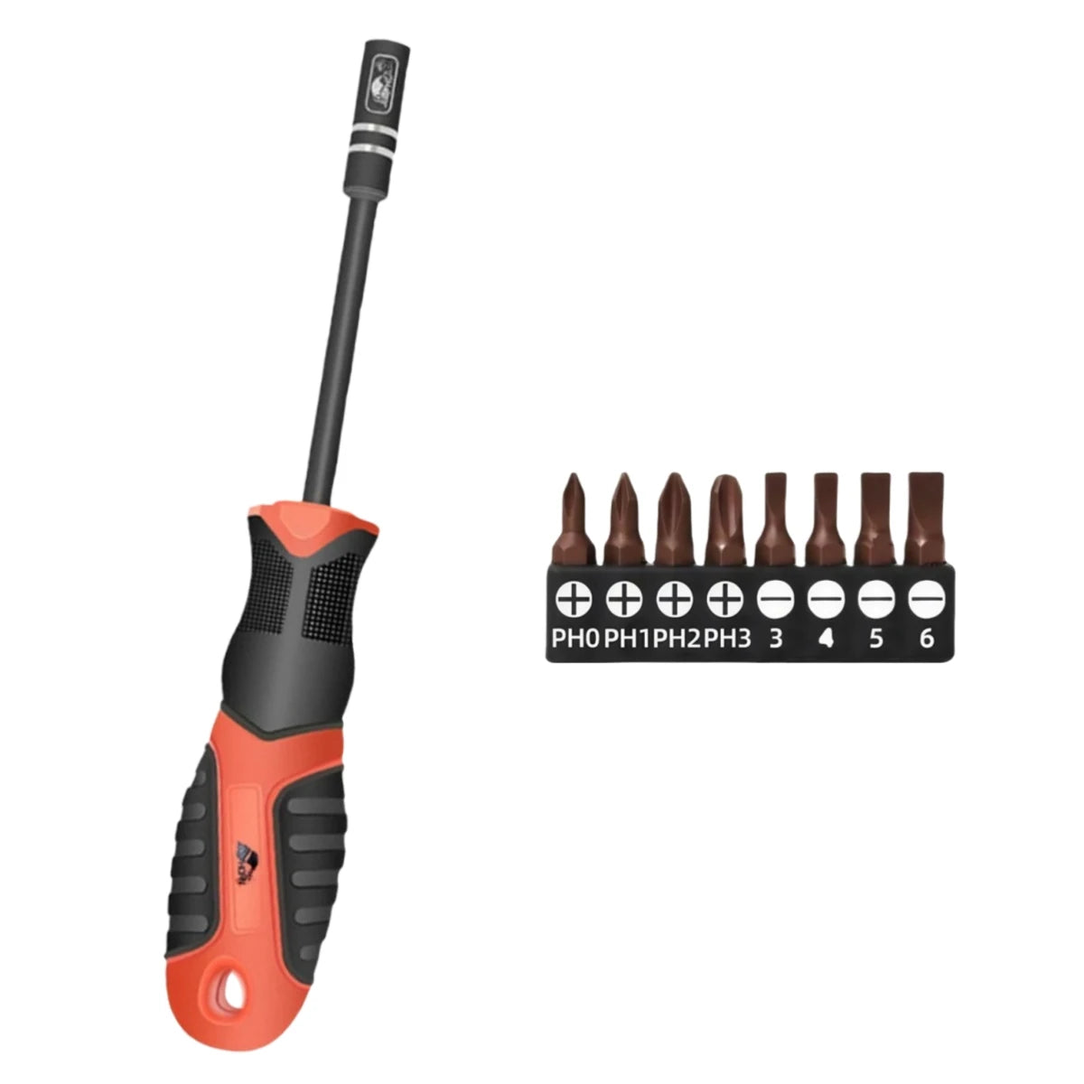 24In1 Socket Screwdriver Set Magnetic Bit Cross Flat Shaped Screwdriver Head Detachable Multifunctional Handheld Repair Tool Set