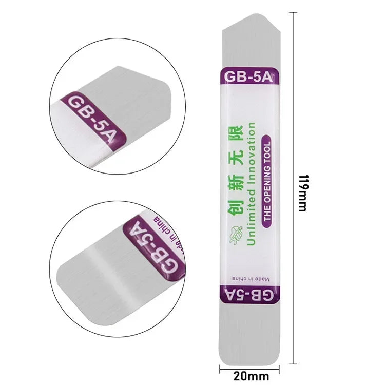 1/3/5/10/20pcs Stainless Steel Blade Soft Thin Pry Spudger Cell Phone Tablet Screen Battery Opening Tools