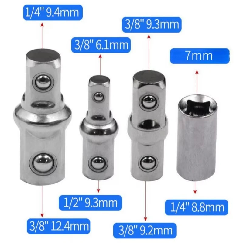 Heavy Duty Offset Extension Wrench Dual Purpose Adapter CR-V Steel Hand Tool for Impact Socket Ratchet Motorcycle Car Repair Hot