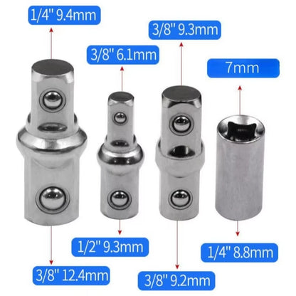 Heavy Duty Offset Extension Wrench Dual Purpose Adapter CR-V Steel Hand Tool for Impact Socket Ratchet Motorcycle Car Repair Hot