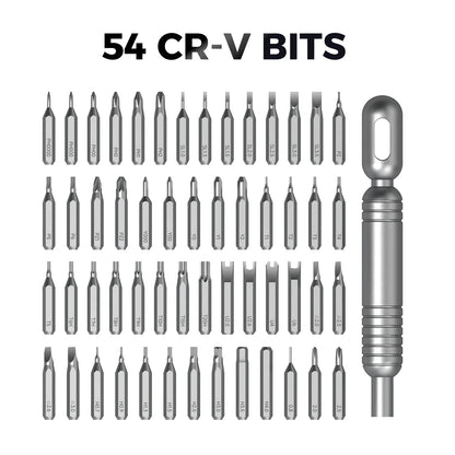 55PCS Mini Precision Screwdriver Set Magnetic Repair Tool Kit Torx Hex Phillips Bits for Phone Watch Laptop Electronics DIY Gift
