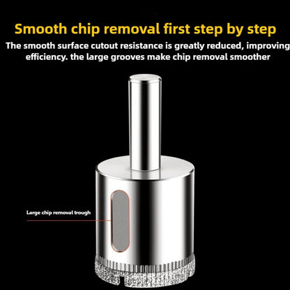 10PCS 3-50mm Diamond Hole Saw Drill Bits Set For Glass Marble Porcelain Tile Cutting Tools Drill Bits Set