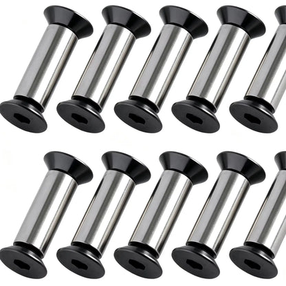 6pcs Stainless Steel Internal Hex Countersunk Knife Handle Locking Screws Bolts Rivets DIY Knife Making Handle Scale Fastener Replacement Hardware Accessories
