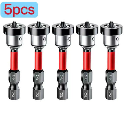 Anti Slip Bits Magnetic Screwdriver Bit Set S2 Alloy Steel Impact Resistance Bits-3/6/12Pcs Suitable for Electric Drills
