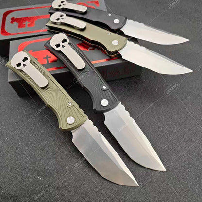 Redencion PT229 Outdoor Ambidextrous Pocket Knife T6 Aluminum Handle Premium Jungle Camping Adventure Everyday Carry Tool Practical D2 Blade Folding Knives