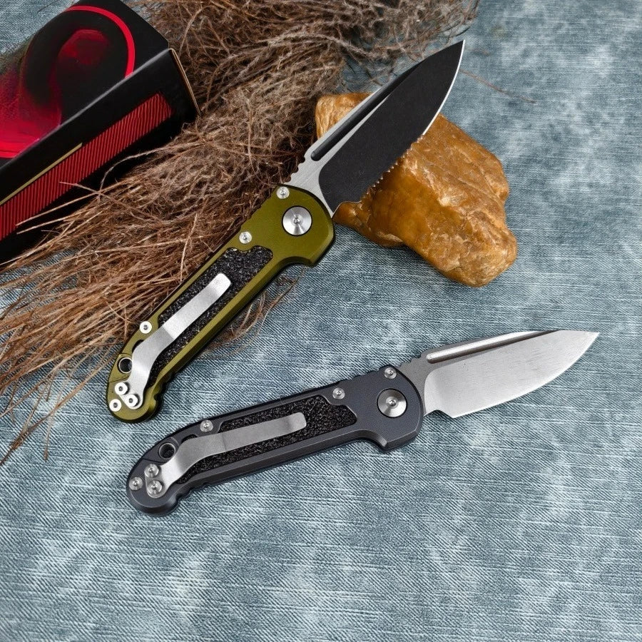 LUDT Gen III Portable Folding Knife D2 Blade T6 Aviation Aluminum Handle Suitable for Outdoor Hiking Daily Emergency Carrying Men's Gifts