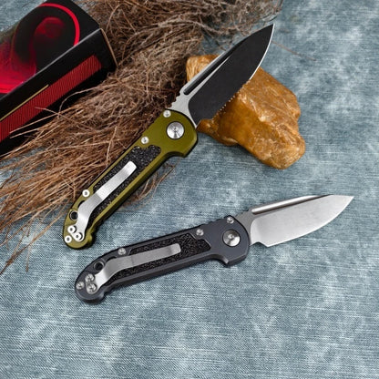 LUDT Gen III Portable Folding Knife D2 Blade T6 Aviation Aluminum Handle Suitable for Outdoor Hiking Daily Emergency Carrying Men's Gifts