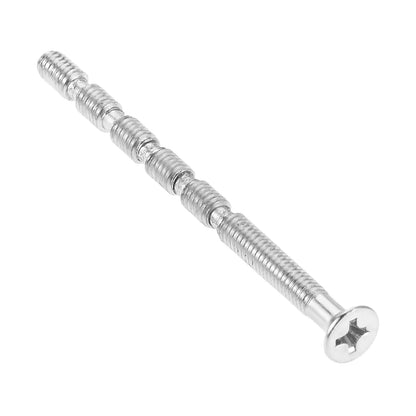 20 or 10pcs M4 Door Handle Fixing Screw Bolts Snap Off Cuttable Connecting Screws for Door Knob Handle Locks Hardware 45mm-110mm