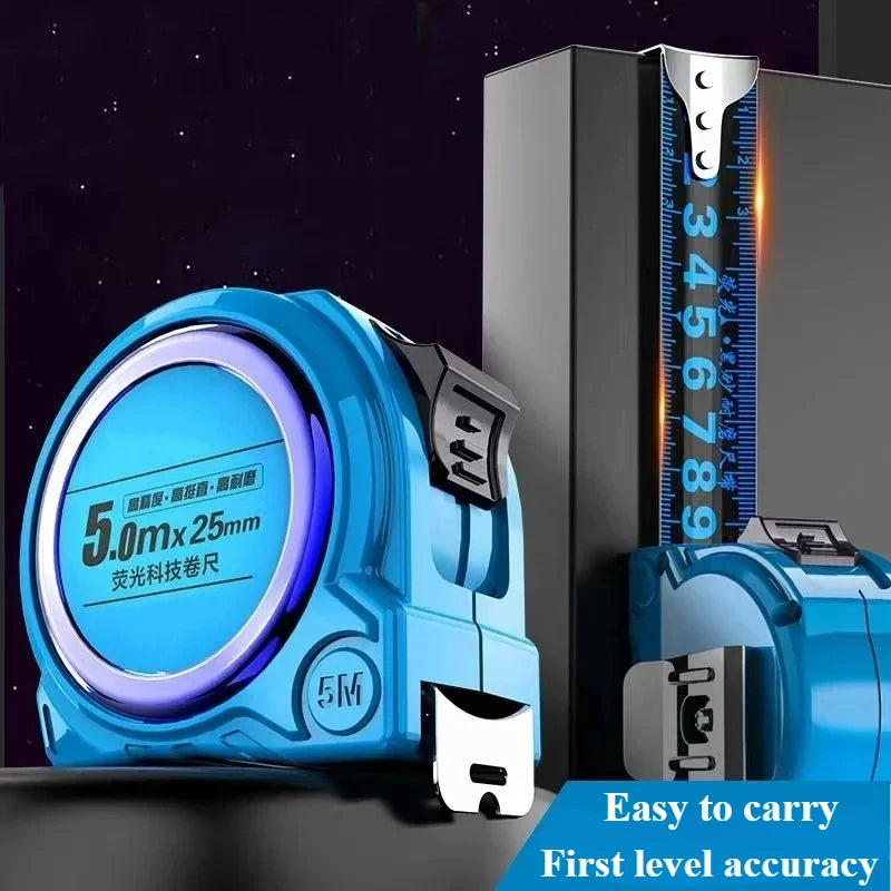 3M/5/10M New high-precision tape measure thickened and wear-resistant telescopic blue light eye protection measuring tool