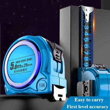 3M/5/10M New high-precision tape measure thickened and wear-resistant telescopic blue light eye protection measuring tool