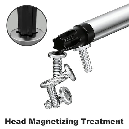 Torx Screwdriver Set T8 T10 T15 T20 T25 T27 T30 T40 CR-V Chrome Vanadium Magnetic Tip Anti Rust TPR Handle High Torque Star Tool