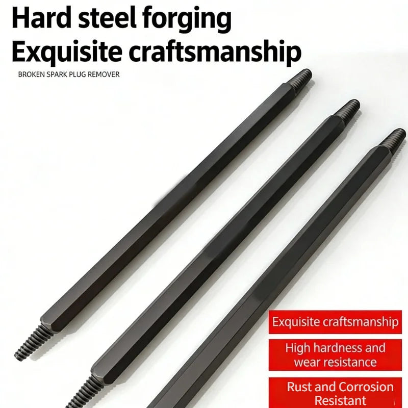 Professional Auto Spark Plug Removal Tool - Reverse Thread Tap for Extracting Broken Screws
