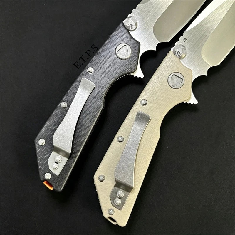DOC Black G10 Handle Bearing Folding EDC Multi Purpose Tools Outdoor Camping Fishing Cutting Multi Tools
