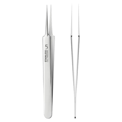 German Ultra-Fine No. 5 Cell Pimple Blackhead Tweezers Beauty Salon Scraping Closing Tool Acne Needle Artifact