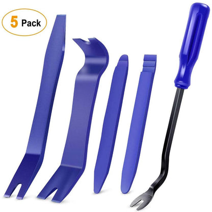 5/6PCS Auto Trim Removal Tool Kit No-Scratch Pry Tool Kit for Car Door Clip Panel &Audio Dashboard Dismantle Repairing Tool Kits