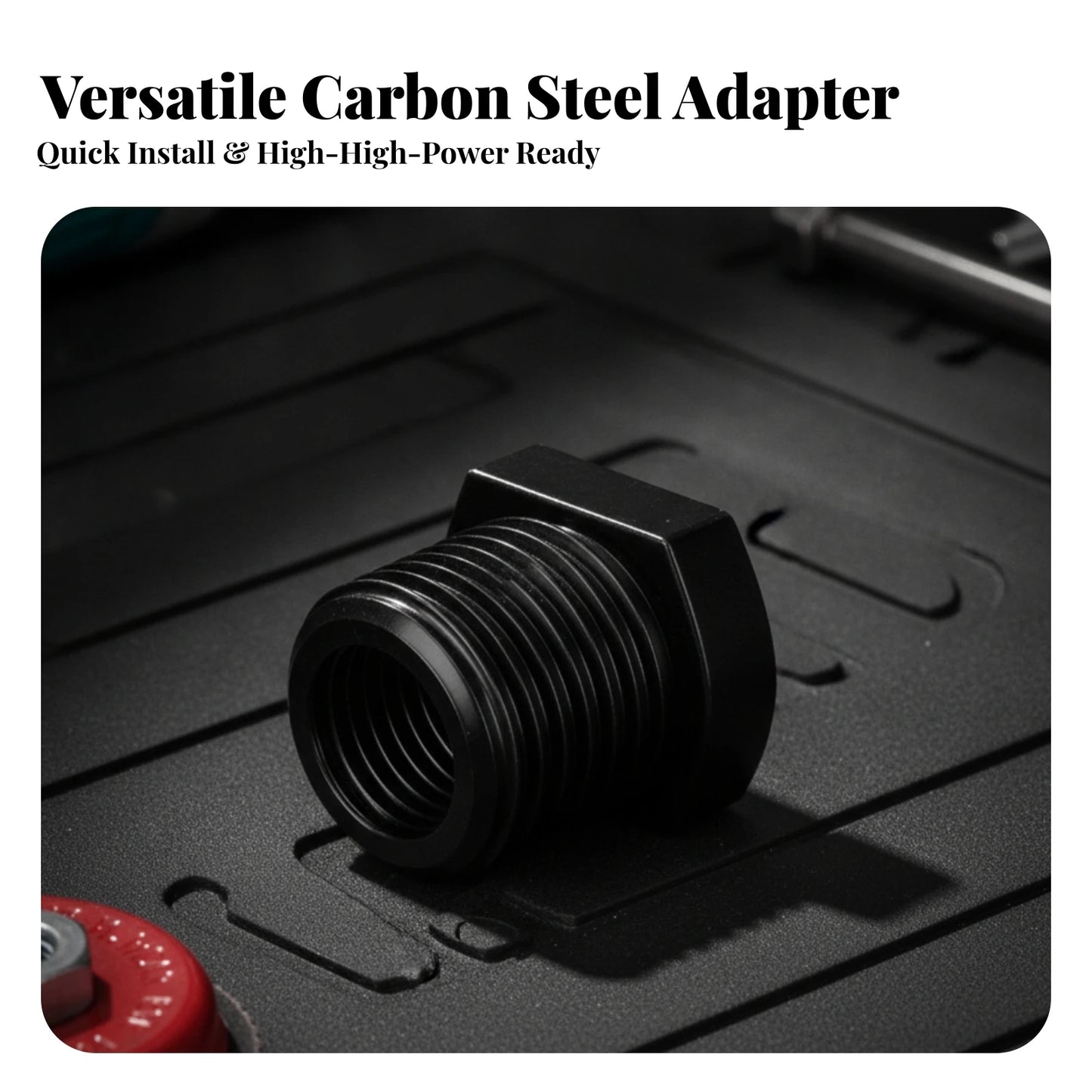 Angle Grinder Adapter Threaded Attachment Tool Stable Hardware Secure for Professionals, Workshop, Garage