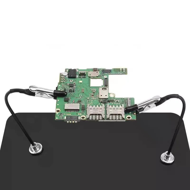 Multi functional universal clamp crocodile clamp arm PCB circuit board soldering fixture magnetic suction auxiliary bracket
