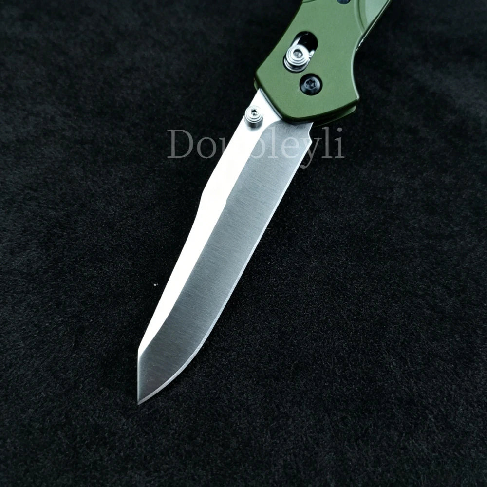 BM 940 Folding Knife with Clip Aluminum Alloy Handle Chef's Knife Meat Cleaver Peeler Multi-purpose Camping Barbecue Knife EDC Knife Good Gift Ideas for Festivals