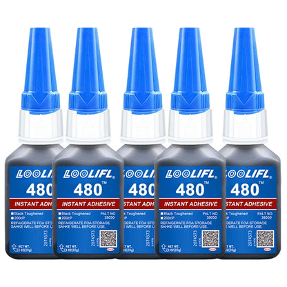 20g 480 Black Adhesive Is Suitable for Repairing Car Tires, Bumpers, and Plastic Parts. It Is a Universal High-Quality Adhesive