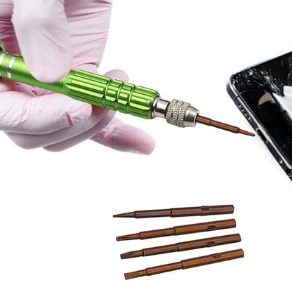 5-in-1 Precision Screwdriver Set SL2.0/PH1.5/T5/T6/P0.8 S2 Screw Driver Bit for Phone PC Eyeglass Jewelry Watch Repair Hand Tool