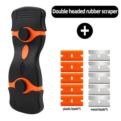 Razor Scraper Car Window Blade Knife Cleaner Ceramic Glass Sticker UV Glue Cleaner Remover Automotive Film Ceramic Tool Suit
