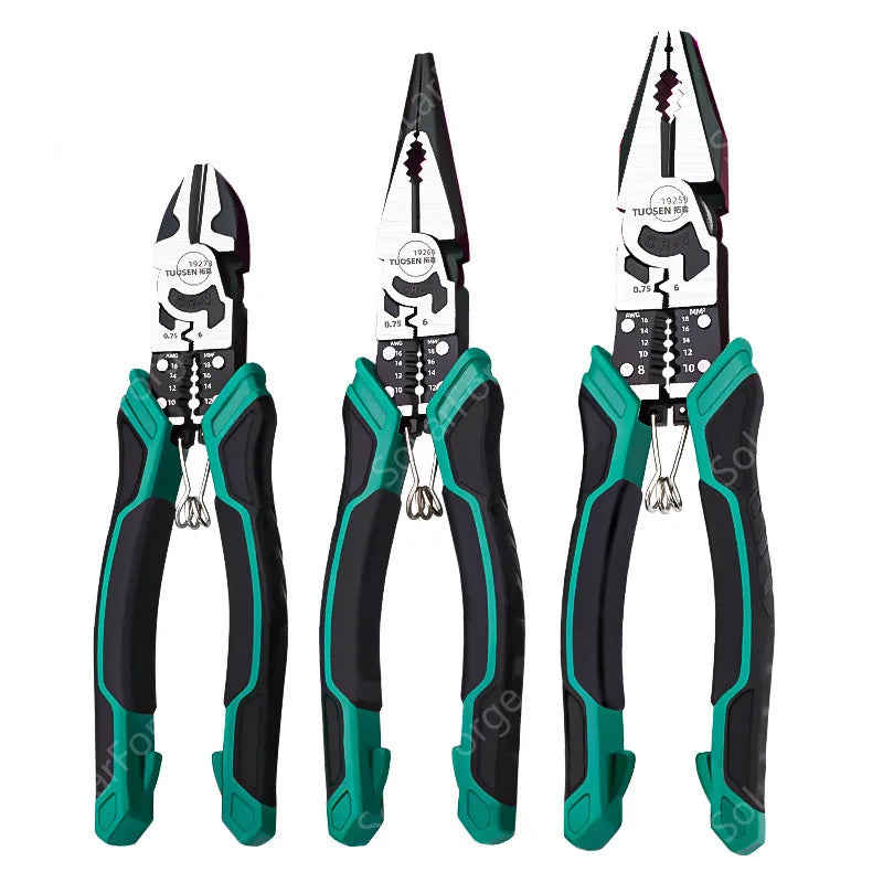 Multifunctional Universal Diagonal Pliers Needle Nose Pliers Hardware Tools Universal Wire Cutters Electrician Wire Pliers Set