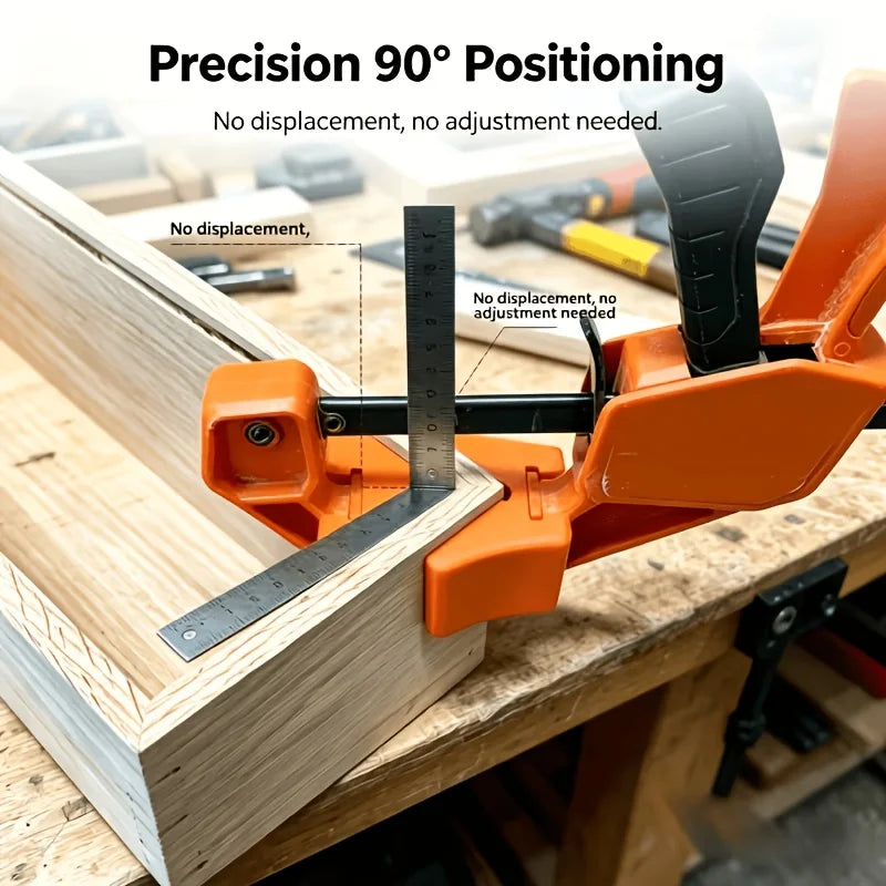 4pcs brand-new miter clamps, woodworking clamps designed to provide angled clamping for woodworking and various projects