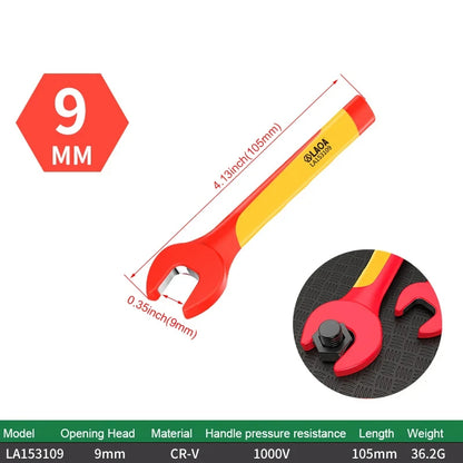 LAOA VDE Insulated Wrenches Multifunctional VDE Open-End Wrenches Manual Household Electrical Tools