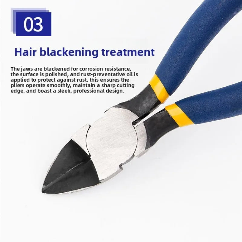 5/6 Inch Professional Cutting Pliers Wire Stripping Tool Side Cutter Cable Burrs Nipper Electricians DIY Repair Hand Tools