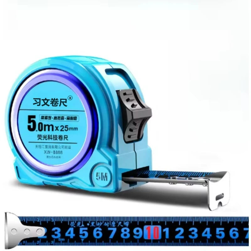 3M/5/10M New high-precision tape measure thickened and wear-resistant telescopic blue light eye protection measuring tool