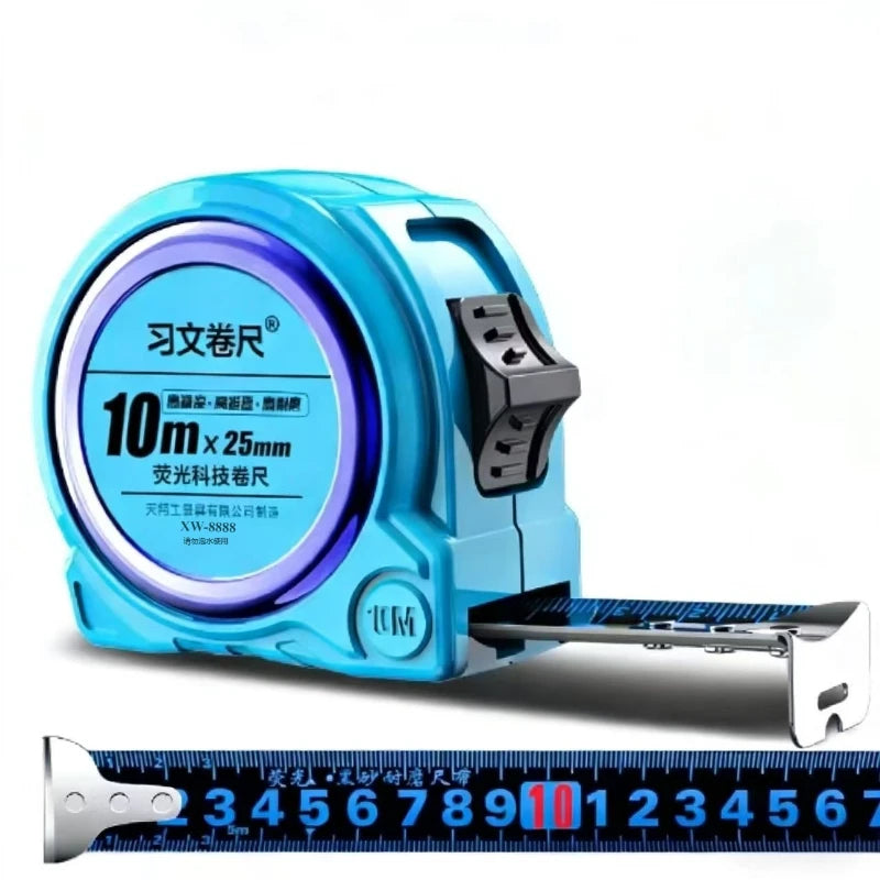 3M/5/10M New high-precision tape measure thickened and wear-resistant telescopic blue light eye protection measuring tool