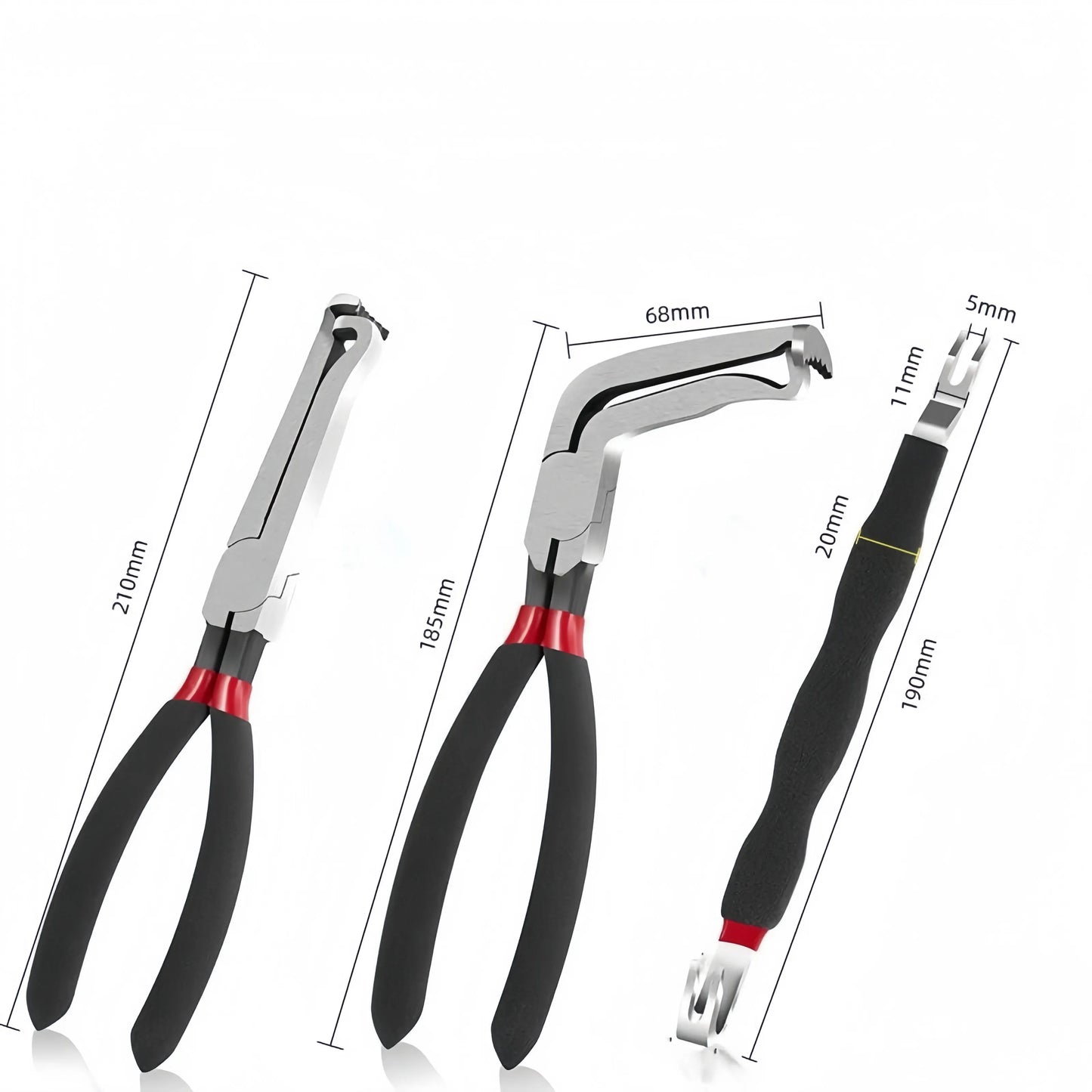 1Pc Car Electrical Disconnect Plier,Automotive Electrical Connector Plier for Cars, Trucks & SUVs, Electric System Repair Tools