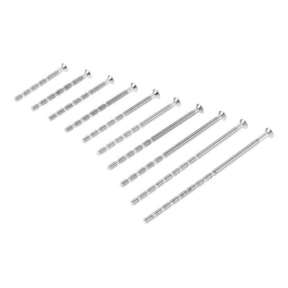 20 or 10pcs M4 Door Handle Fixing Screw Bolts Snap Off Cuttable Connecting Screws for Door Knob Handle Locks Hardware 45mm-110mm
