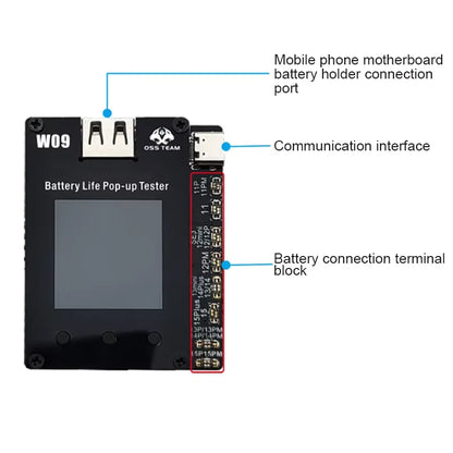 NEW OSS W09 Pro V3 Battery Tool for iPhone 11-15