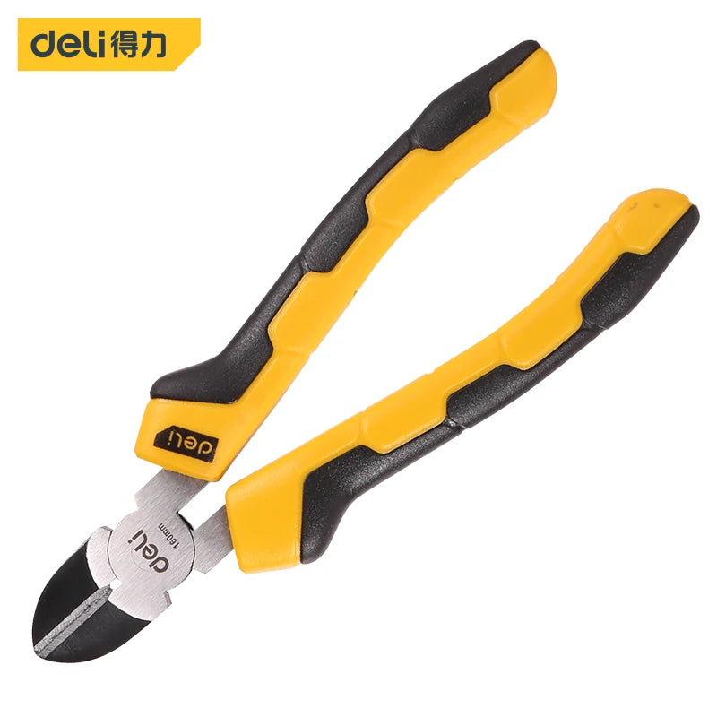 Deli 6" Multifunctional Universal Diagonal Pliers Needle Nose Pliers Hardware Tools Electrician Universal Wire Cutters