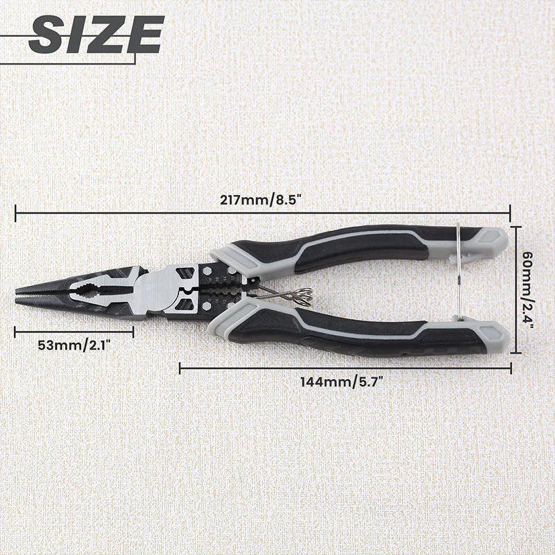 Universal multifunctional diagonal pliers needle nose pliers hardware tools universal wire pliers electrician wire pliers