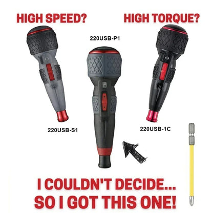 VESSEL Franchise Screwdriver Series NO.220USB-S1,NO.220USB-6C,NO.220USB-1C Electric Drive, Rechargeable Screwdriver